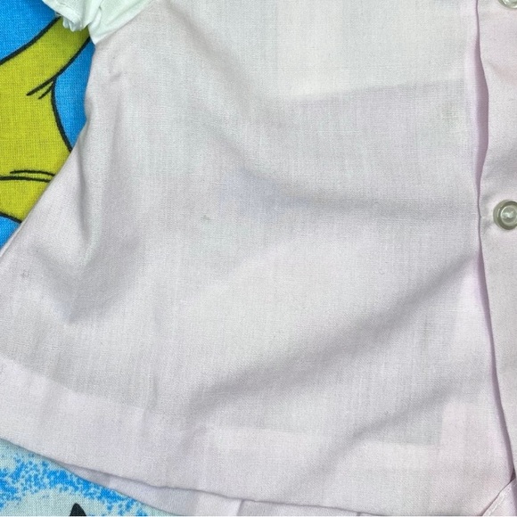 Vintage 70s pink & white chicken kids dress 🐣 - Picture 5 of 6